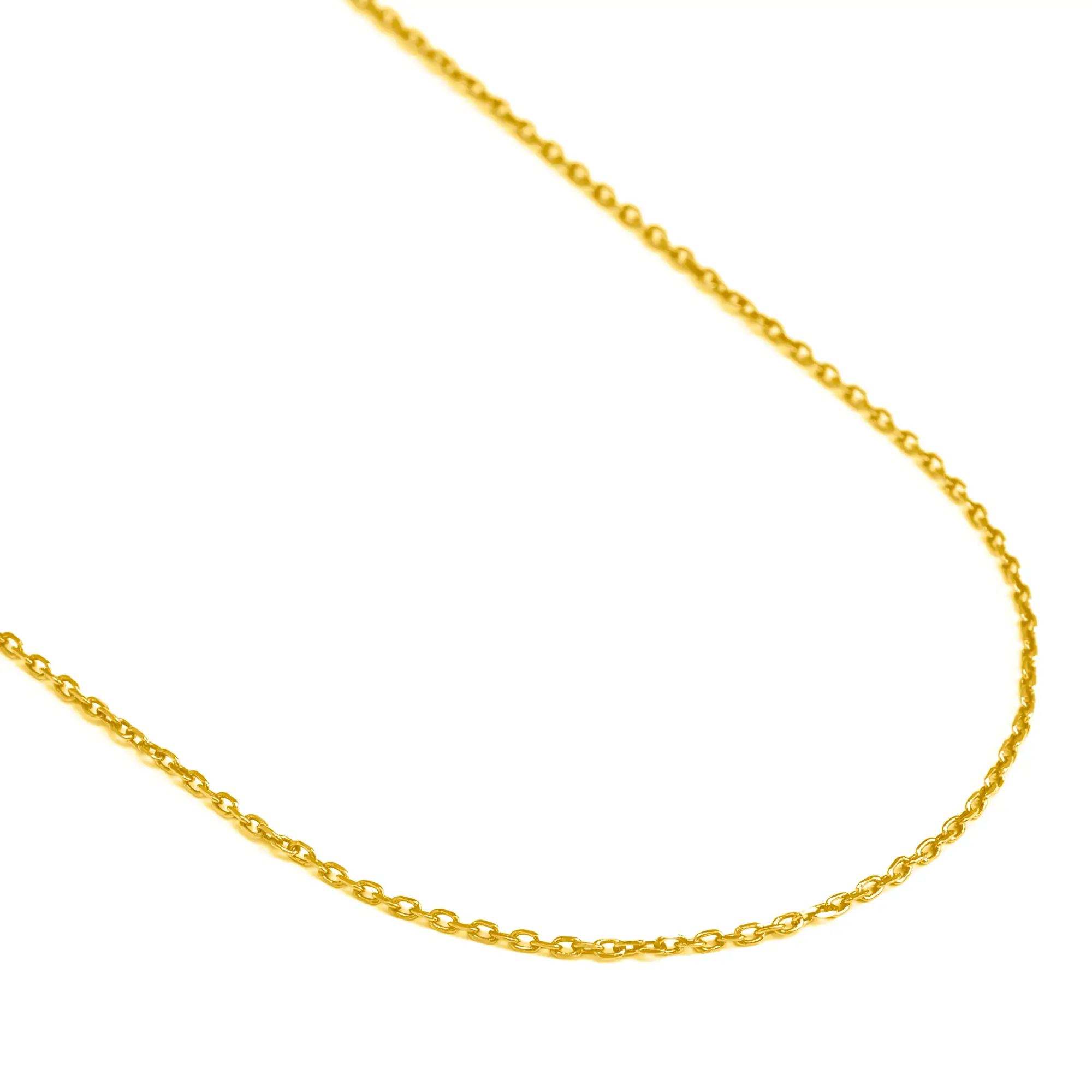 Collar Plata de Ley 925 con trama Forzatina de alargue y eslabones planos